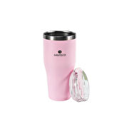 Santeco Coffee Tumbler Termos 590 Ml - Sakura Pink
