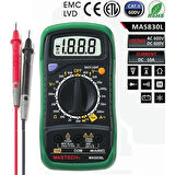 Mastech Mas 830L Multimetre Orijinal Mas 830L 
