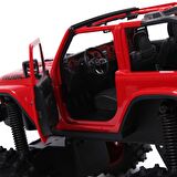 1:14 Jeep Wrangler Rubicon Uzaktan Kumandalı Araba 28 cm. - Kırmızı