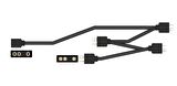 ID-COOLING FS-04-ARGB 5V 3PİN ARGB Splitter Fan Çoklayıcı