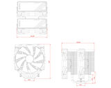 ID-COOLING FROZN A720 BLACK EXTREME 140mmX2 Big Flow İşlemci Soğutucu