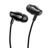 Borofone BM61 Kulak içi Stereo 3.5mm Jack Universal Kulaklık SİYAH