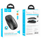 GM15 Art, Çift Modlu Kablosuz Mouse, 2.4G / BT v3.0 + v5.0 Bağlantı, 800 / 1200 / 1600 DPI, 4D Düğme