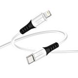 HOCO X82 20W Type-C to Lightning iPhone Hızlı Şarj Kablosu Data Kablosu BEYAZ