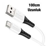 HOCO X82 Type-C to USB 3A Hızlı Silikon Data ve Şarj Kablosu