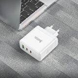 N30 PD65W + QC3.0 USB-C + USB-A Hızlı Şarj Adaptörü