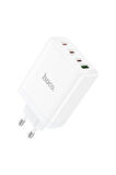 Hoco N31 Leader PD Hızlı Şarj Özellikli 100W Type-C ve USB Şarj Çıkışlı Gan Teknoloji Şarj Başlığı