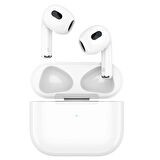 Ew46 Pro Ios Android Uyumlu Tws Bluetooth 5.3 Kablosuz Kulaklık Silikon Kedi Desenli Kılıf Ile Mavi