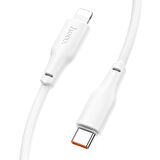 HOCO X93 Force 20W Type-C to iPhone Lightning-C Ultra Hızlı Şarj ve Data Kablosu (Beyaz)