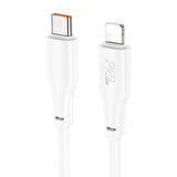 HOCO X93 Force 20W Type-C to iPhone Lightning-C Ultra Hızlı Şarj ve Data Kablosu (Beyaz)