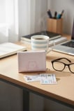 Miniso Lisanslı Küçük Ayı Serisi Üç Bölmeli Kadın Cüzdanı (Pembe) – Fonksiyonel Kartlık Ve Bozuk Para Cüzdanı 11 Cm