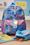 Disney Lisanslı Stitch Kamera Figürlü Işıklı Anahtarlık – Parti Serisi 5,7 Cm