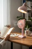 Sanrio Lisanslı My Melody Mini El Vantilatörü – Taşınabilir Şarjlı Serinletici 21,5 Cm