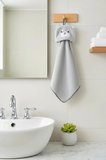 Miniso Lisanslı Sevimli Hayvanlar Serisi Shiba Inu Emici El Havlusu – Mikrofiber Dokulu Askılı Mutfak Ve Banyo Havlusu 30 Cm
