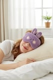 Miniso Lisanslı Minik Dostlar Serisi Robin Bunny Karakterli Yumuşak Dokulu Işık Engelleyici Uyku Gözlüğü