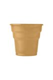 Roll Up Plastik Büyük Meşrubat Bardak 10'lu Gold 