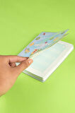 Sanrio Lisanslı Eva Kapaklı Renkli Yapraklı Defter (96 Yaprak) - Cinnamoroll ile Neşeli Notlar