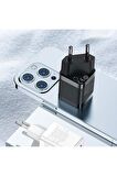 Baseus GaN3 Type-C 30 Watt Hızlı Şarj Aleti Siyah