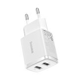 Baseus 10.5 Watt Hızlı Şarj Aleti Beyaz