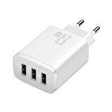 Baseus USB Hızlı Şarj Aleti Beyaz