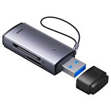 Baseus Lite Series USB-A SD-MicroSD Hafıza Kart Okuyucu Dönüştürücü Adaptör