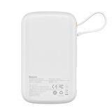 Baseus Qpo W Pro 10000 mAh Hızlı Şarj Powerbank Beyaz 