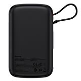 Baseus Qpo W Pro 22.5 W 10000 mAh Hızlı Şarj Powerbank Siyah 