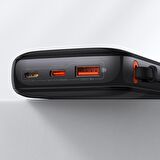 Baseus Qpo W Pro 22.5 W 10000 mAh Hızlı Şarj Powerbank Siyah 