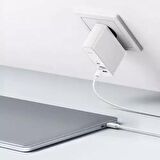 Baseus GaN5 Pro USB Hızlı Şarj Aleti Beyaz