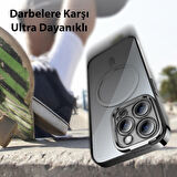 Baseus Glitter iPhone 14 Pro Max 6.7 Magsafe Silikon Kilif + Tempered Ekran Koruyucu Set