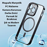 Baseus Glitter iPhone 14 Pro Max 6.7 Magsafe Silikon Kilif + Tempered Ekran Koruyucu Set