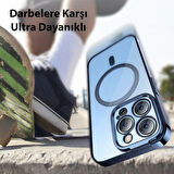 Baseus Glitter iPhone 14 Pro Max 6.7 Magsafe Silikon Kilif + Tempered Ekran Koruyucu Set