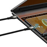 Baseus Glimmer Series 100W 100 cm PD Type-C Şarj Kablosu Siyah