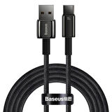 Baseus Tungsten Gold Hızlı Şarj Data Kablosu USB to Type-C 100W 2m