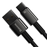 Baseus Tungsten Gold Hızlı Şarj Data Kablosu USB to Type-C 100W 2m