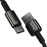 Baseus Tungsten Gold Hızlı Şarj Data Kablosu USB to Type-C 100W 2m