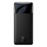 Baseus Bipow Overseas Edition Dijital Ekranlı 15W 10.000 mAh Powerbank Siyah
