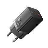 Baseus GaN5 Pro 40W Şarj Cihazı Siyah