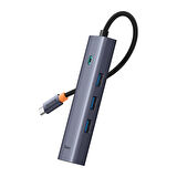 Baseus Ultra Joy 6in1 Multifonksiyonal Type-C Hub Dock Station