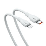 Baseus Pudding Hızlı Şarj Özellikli Type-C to Type-C 100W Kablo 1.2 M Beyaz