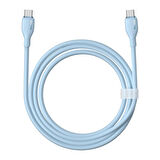 Baseus Pudding Hızlı Şarj Özellikli Type-C to Type-C 100W Kablo 1.2 M Mavi