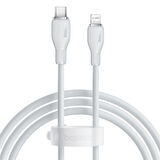 Baseus Pudding Hızlı Şarj Özellikli Type-C to Lightning 20W Kablo 1.2 M Beyaz

