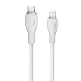 Baseus Pudding Hızlı Şarj Özellikli Type-C to Lightning 20W Kablo 1.2 M Beyaz
