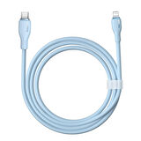 Baseus Pudding Hızlı Şarj Özellikli Type-C to Lightning 20W Kablo 1.2 M Mavi