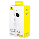 Baseus Qpow 2 Dual 22.5 W Beyaz 10000 mAh Hızlı Şarj Powerbank Teşhir