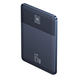 Baseus Blade2 Dizüstü Bilgisayar Notebook için 65W 12.000 mAh Dijital Ekranlı PD Powerbank, Mavi