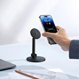 Baseus MagPro Masa Üstü MgSafe Özellikli Stant Siyah