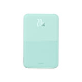 Baseus MagPro Magnetic Bracket Wireless Fast-Charging Power Bank 5000mAh 20W Peppermint Blue (with Simply Series Charging Cable Type-C to Type-C (20V/3A) 30cm White)