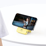 Baseus MagPro Magnetic Bracket Wireless Fast-Charging Power Bank 5000mAh 20W Lemon Yellow (with Simply Series Charging Cable Type-C to Type-C (20V/3A) 30cm White)
