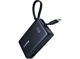 BASEUS Picogo 10.000 mAh 45W Laptop Şarj Edebilen Taşınabilir Şarj Cihazı Siyah